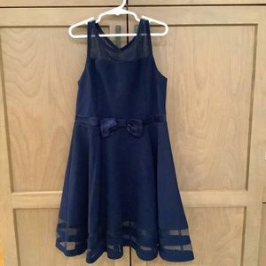 Calvin Klein Sleeveless Navy Dress